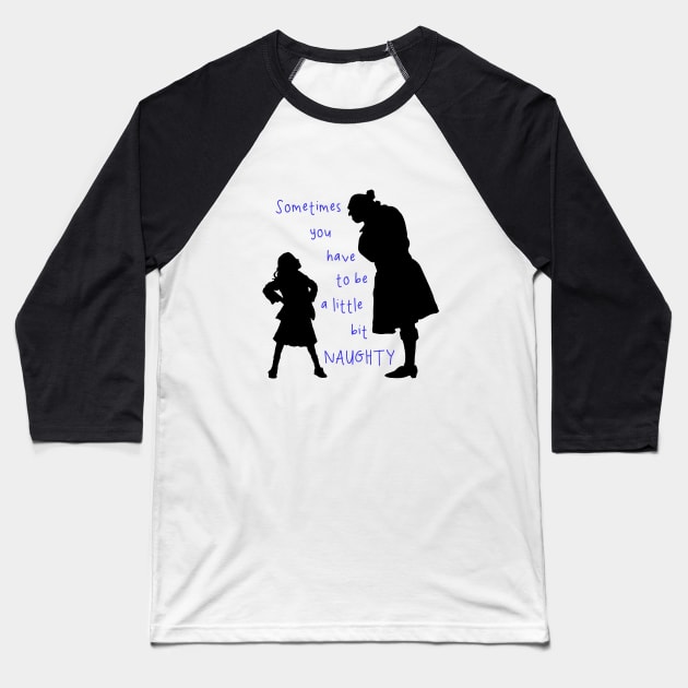 Matilda and Trunchbull from Matilda the Musical Baseball T-Shirt by TheTreasureStash